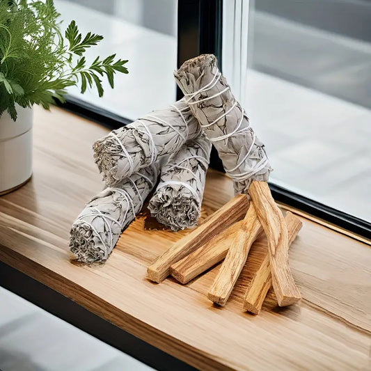 Coffret Sauge Blanche & bâtons de Palo Santo